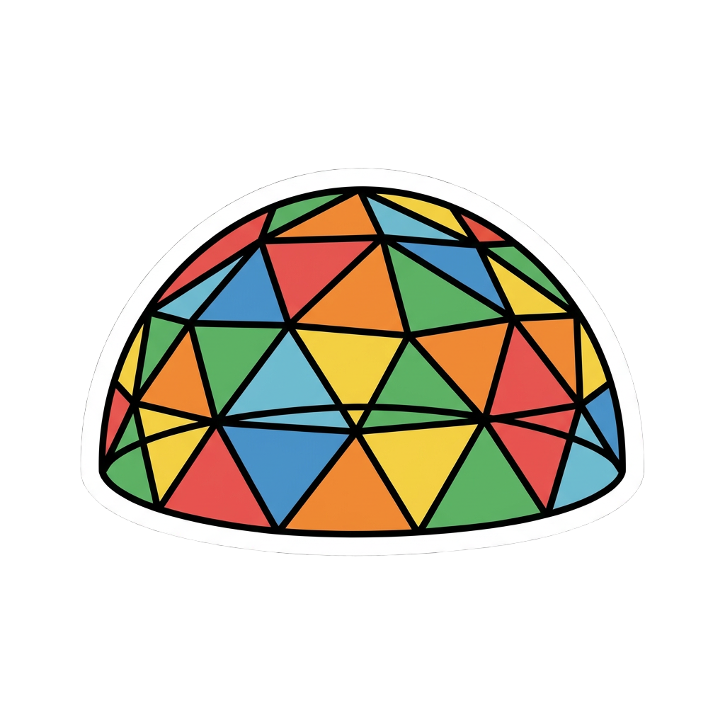 Jeux et curiosités — dôme géodésique